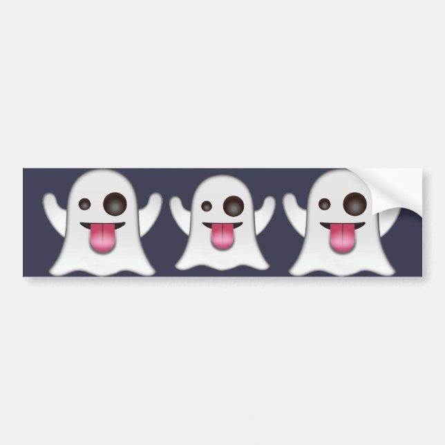 Adesivo Para Carro ghost_emoji (Frente)