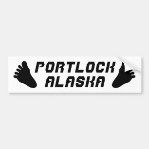 Adesivo Para Carro Ghost Town Portlock Alaska AK Sasquatch Bigfoot