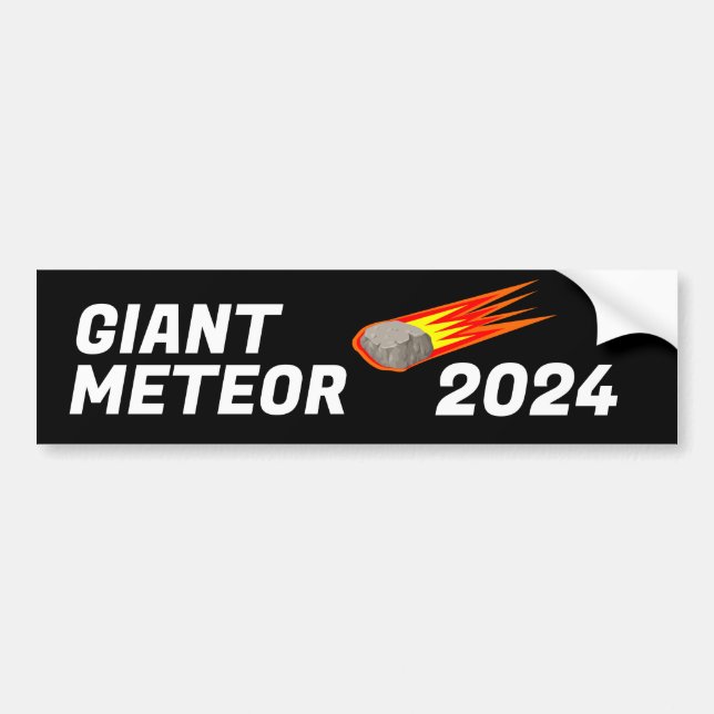 ADESIVO PARA CARRO GIGANTE METEOR 2024 BUMPER STICKERS (Frente)