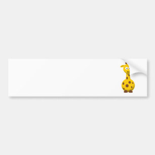 Adesivo Para Carro Girafa de desenho animado