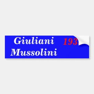 Adesivo Para Carro Giuliani Mussolini 1933
