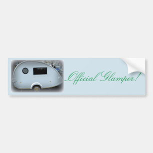 Adesivo Para Carro Glamper oficial! Campista da caravana da lágrima