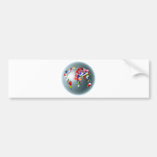Adesivo Para Carro Globo da bandeira