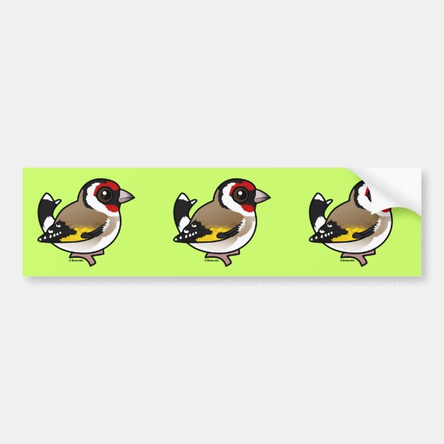 Adesivo Para Carro Goldfinch Europeu (Frente)