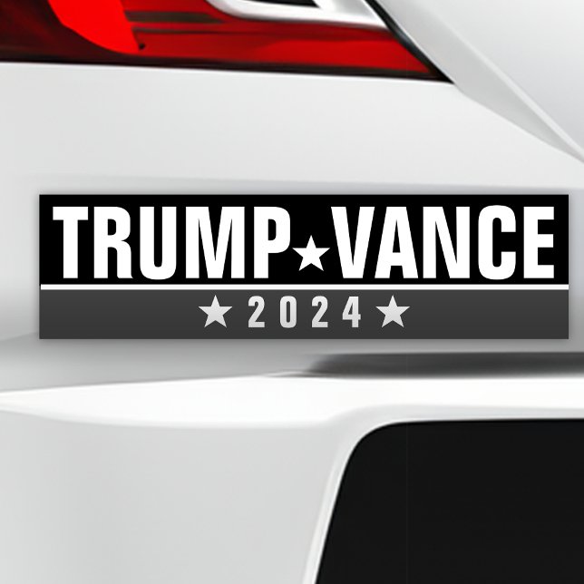 ADESIVO PARA CARRO GOLEADORES DE BUMPER TRUMP 2024 (Trump Vance 2024 Bumper Sticker)