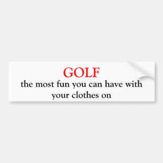 Adesivo Para Carro GOLF, a maioria de divertimento que você pode ter
