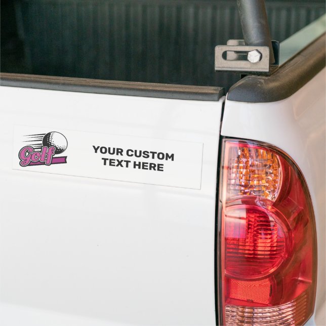 Adesivo Para Carro Golf de Texto Personalizado (No caminhão)