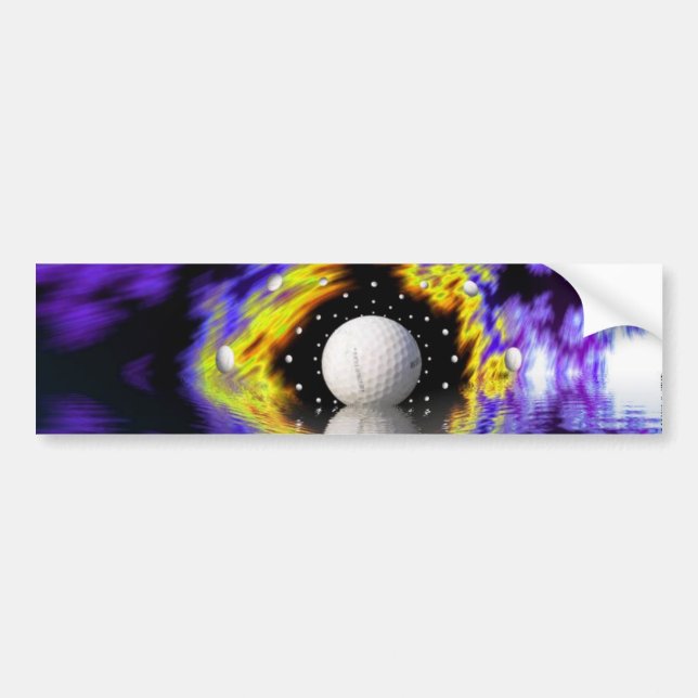 Adesivo Para Carro Golf Fantasy Bumper Sticker (Frente)