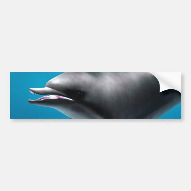 Adesivo Para Carro Golfinho Sorridente (Frente)