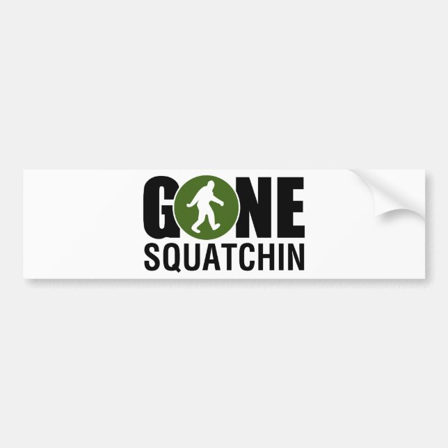 Adesivo Para Carro Gone Squatchin (Frente)