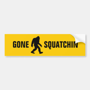 Adesivo Para Carro Gone Squatchin