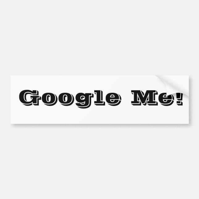 Adesivo Para Carro Google mim! (Frente)