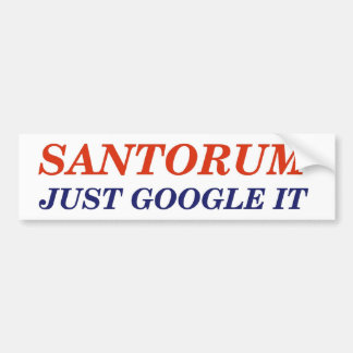 Adesivo Para Carro Google Santorum