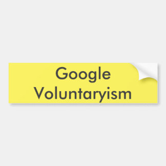 Adesivo Para Carro Google Voluntaryism