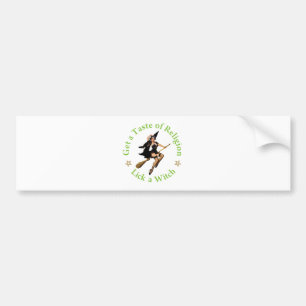 Adesivo Para Carro Gosto de Religião - Lick uma Bruxa