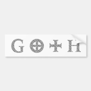 Adesivo Para Carro GÓTICO - punk alternativo da rocha do Grunge de