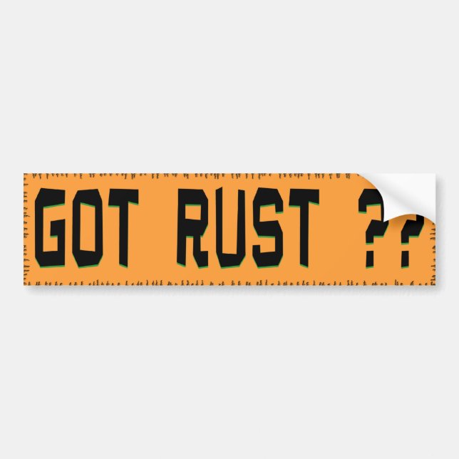 Adesivo Para Carro GotRust?? (Frente)
