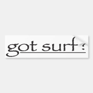 Adesivo Para Carro gotsurfbumpersticker