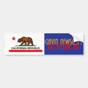 Adesivo Para Carro Governador 2018 de Gavin NEWSOM