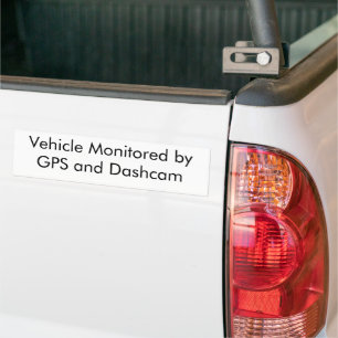 Adesivo Para Carro GPS Dashcam Bumper Sticker