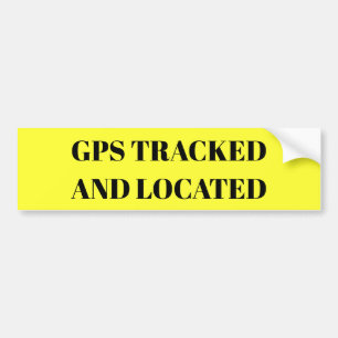 Adesivo Para Carro GPS seguiu e encontrou a etiqueta