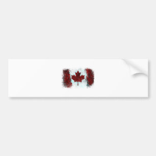 Adesivo Para Carro Grafites canadenses da bandeira