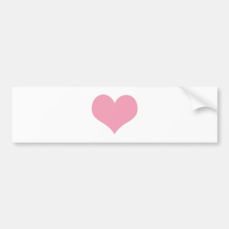 Adesivo Para Carro Grande Coração de Amor Rosa