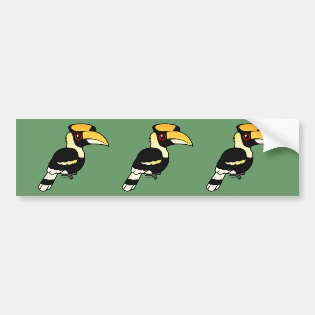 Adesivo Para Carro Grande Hornbill (Frente)