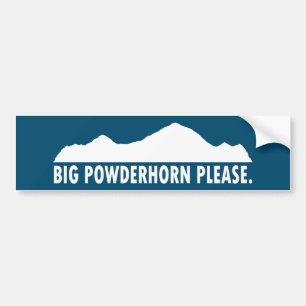 Adesivo Para Carro Grande Powderhorn, Por Favor