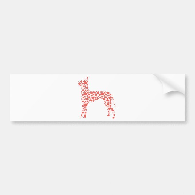 Adesivo Para Carro Great dane (Frente)