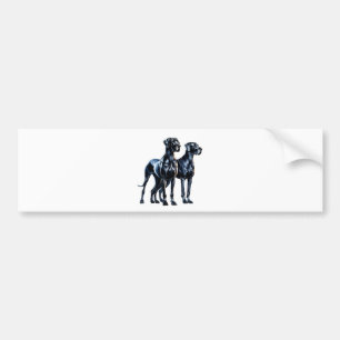 Adesivo Para Carro Great Danes Watercolor