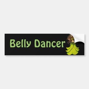 Adesivo Para Carro Green Belly Dancer