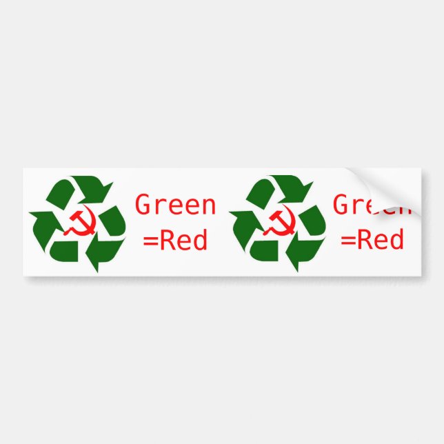 Adesivo Para Carro Green=Red (Frente)