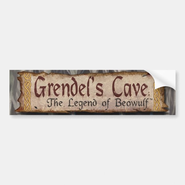 Adesivo Para Carro Grendel's Cave Bumper Sticker (Frente)