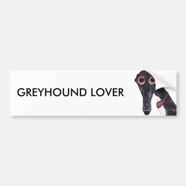 ADESIVO PARA CARRO GREYHOUND LOVER (Frente)