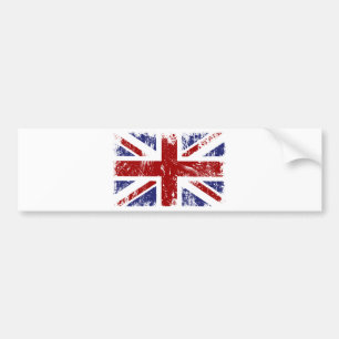 Adesivo Para Carro Grunge britânico do punk de Union Jack da bandeir