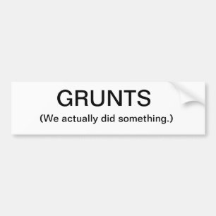 Adesivo Para Carro Grunhidos (nós fizemos realmente algo.)