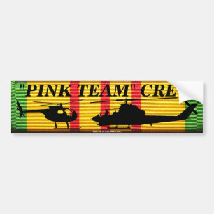 Adesivo Para Carro "Grupo da equipe cor-de-rosa" - autocolante no