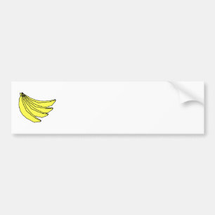 Adesivo Para Carro Grupo de bananas amarelas