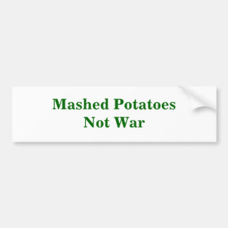 Adesivo Para Carro Guerra triturada de PotatoesNot