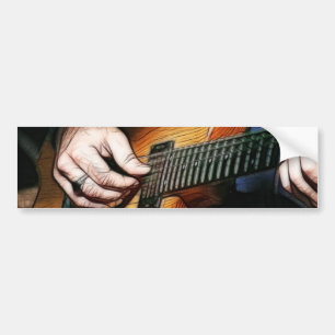 Adesivo Para Carro Guitarrista