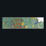Adesivo Para Carro Gustav Klimt - Jardim do País com Girassóis<br><div class="desc">Jardim do País com Girassóis/Jardim de Fazenda com Girassóis - Gustav Klimt em 1905-1906</div>