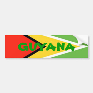 Adesivo Para Carro Guyana-Bandeira, GUYANA
