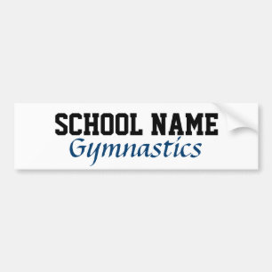 Adesivo Para Carro Gymnastics Bumper Sticker