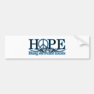 Adesivo Para Carro H.O.P.E - O cair na paz existe