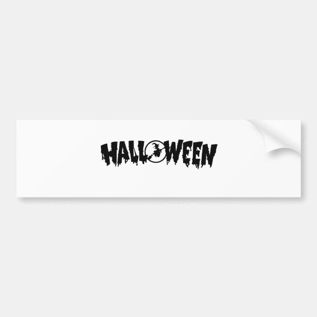 Adesivo Para Carro Halloween (Frente)