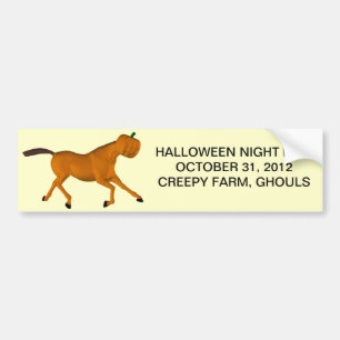 Adesivo Para Carro Halloween Horse