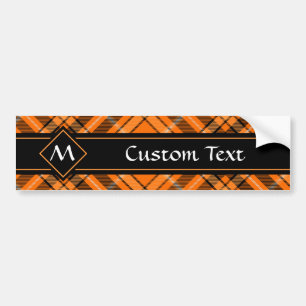 Adesivo Para Carro Halloween Orange Tartan