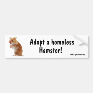 Adesivo Para Carro Hamster Bumpersticker