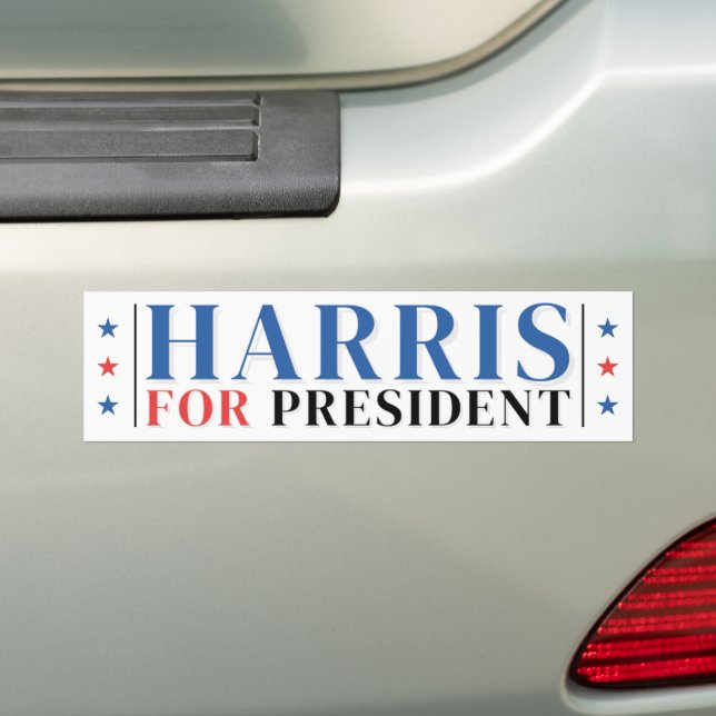 Adesivo Para Carro Harris para o Presidente 2024 Eletion Bumper Stick (No carro)